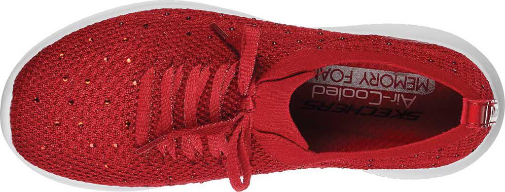 skechers ultra flex strolling out rhinestone slip on trainer