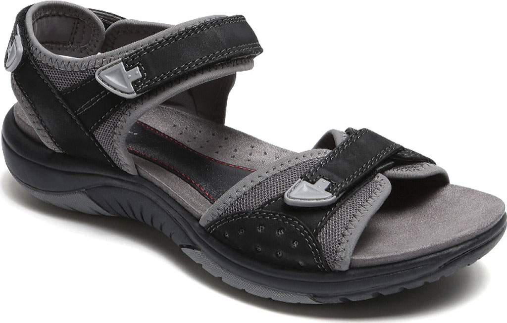 rockport women's franklin three strap sport sandal