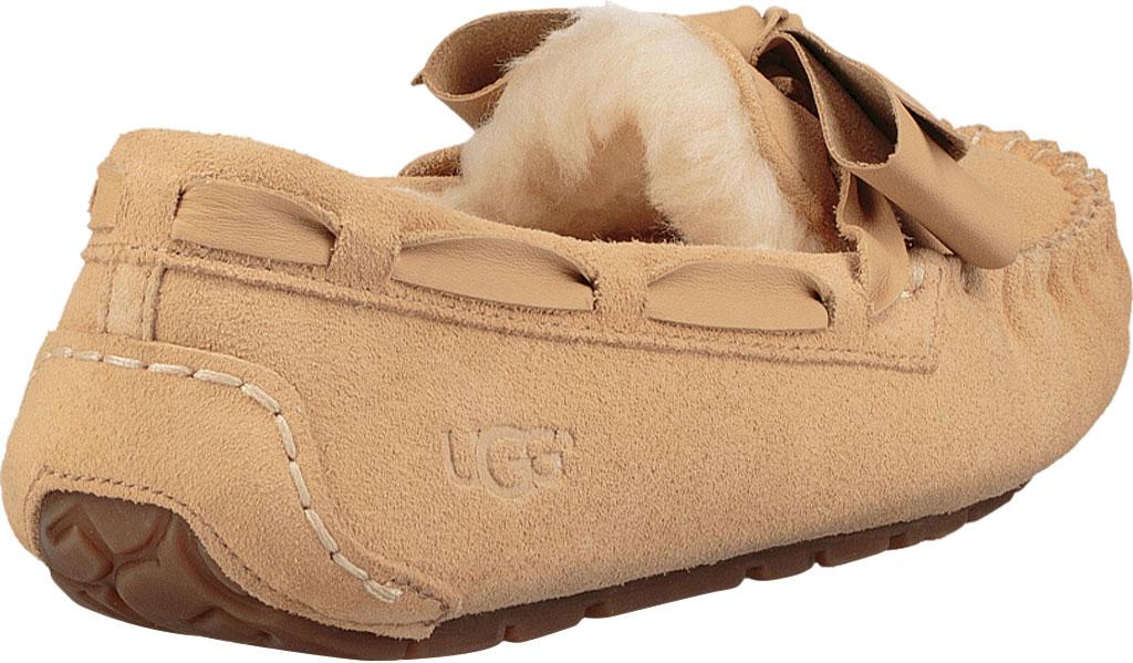 UGG Dakota Leather Bow Moccasin Slipper in Natural - Lyst