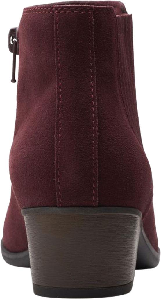 clarks purple ankle boots