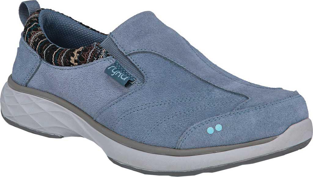 Ryka Suede Terrain Slip On Sneaker in Gray Lyst