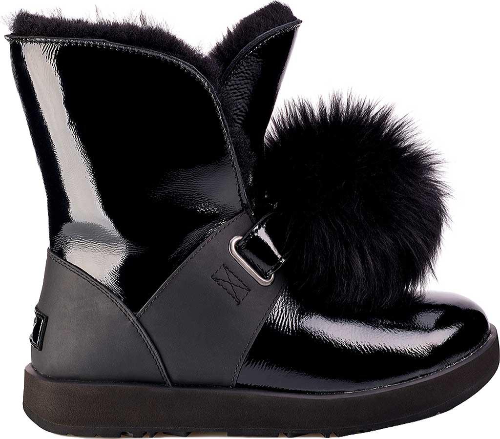 black patent leather ugg boots