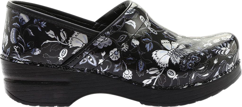 dansko floral metallic patent