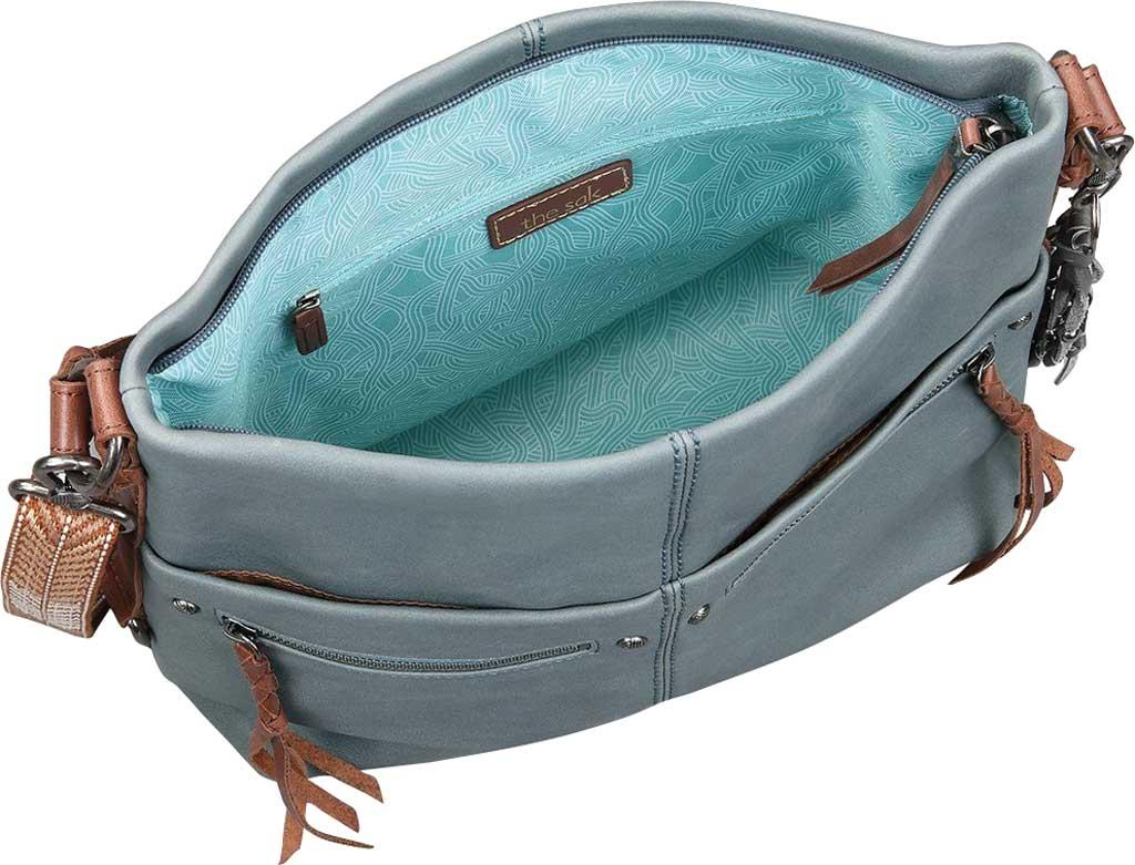 The Sak Ashland Leather Bucket Bag in Denim Leather (Blue) - Lyst