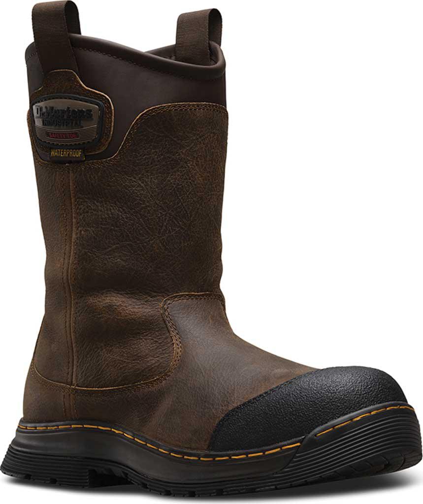 Dr. Martens Rubber Rush Eh Safety Toe Waterproof Rigger Boot in Brown