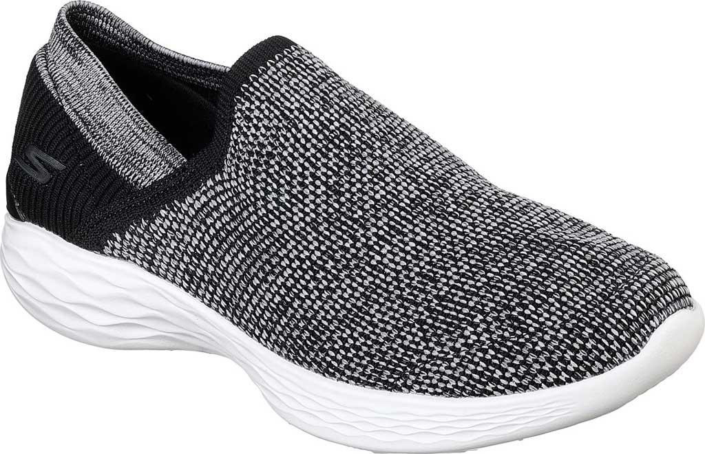 Skechers YOU Women's Slip-On Sneakers Black White NEW Skechers YOU Women's Slip-On Sneakers Black White NEW