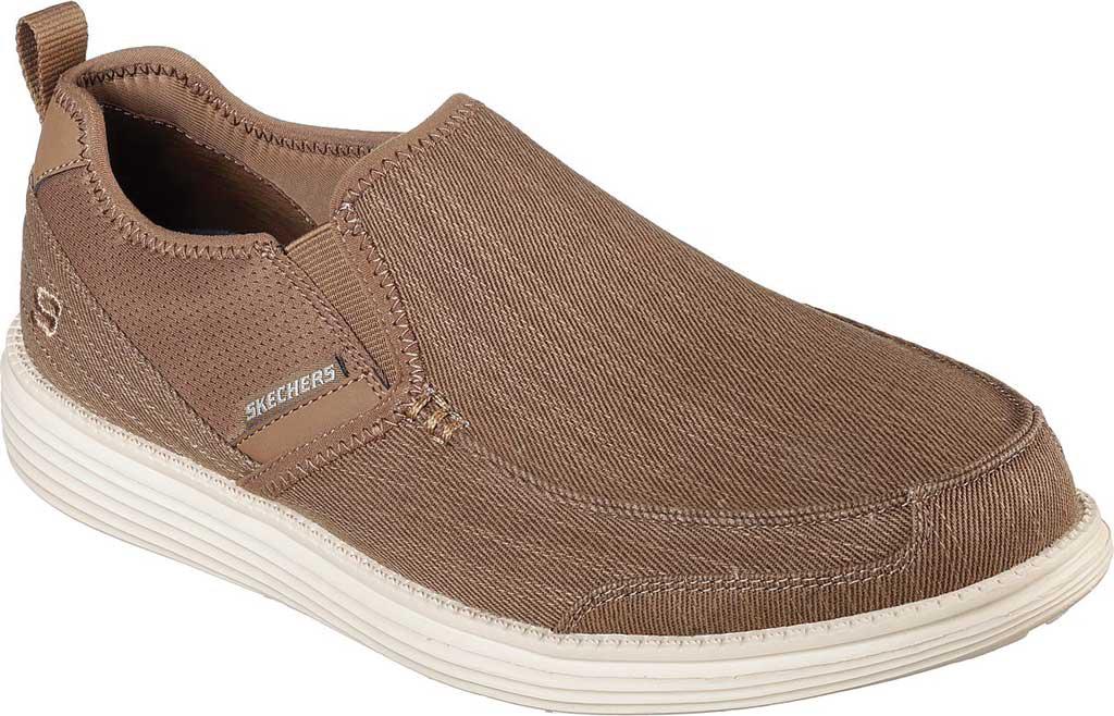 skechers men's canvas status delton loafer