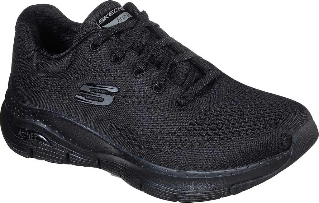 Skechers Arch Fit Sunny Outlook Sneaker in Black/Black (Black) - Lyst