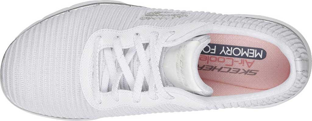 Resplandor Derecho Pigmalión Skechers Synthetic Flex Appeal 3.0 Endless Glamour Sneaker in White/Silver (White) - Lyst Resplandor Derecho Pigmalión Skechers Synthetic Flex Appeal 3.0 Endless Glamour Sneaker in White/Silver (White) - Lyst