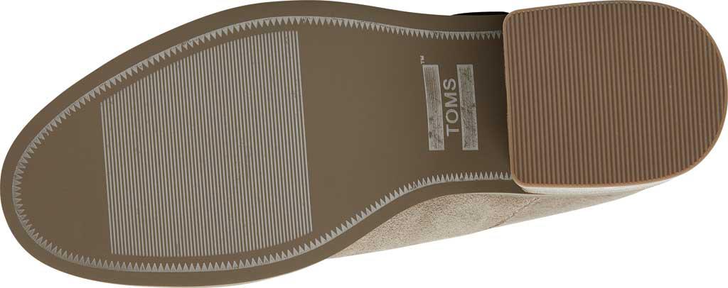 desert taupe suede and felt women's lacy booties