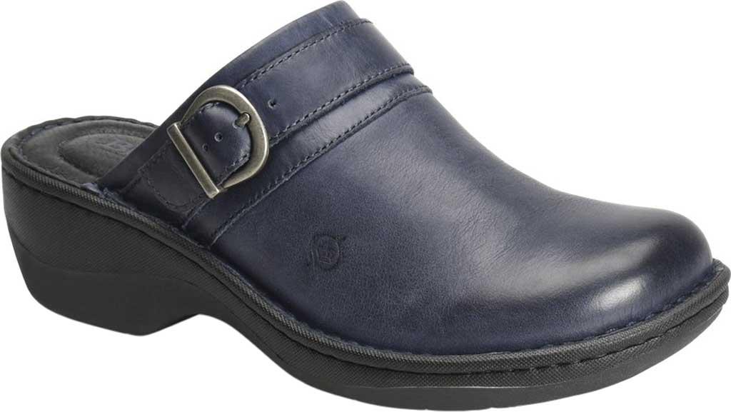 Born Leather Avoca Clog in Blue Lyst Born Leather Avoca Clog in Blue Lyst