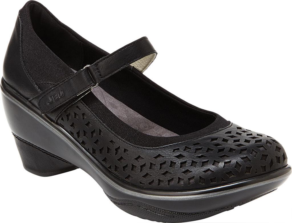 black wedge mary jane shoes
