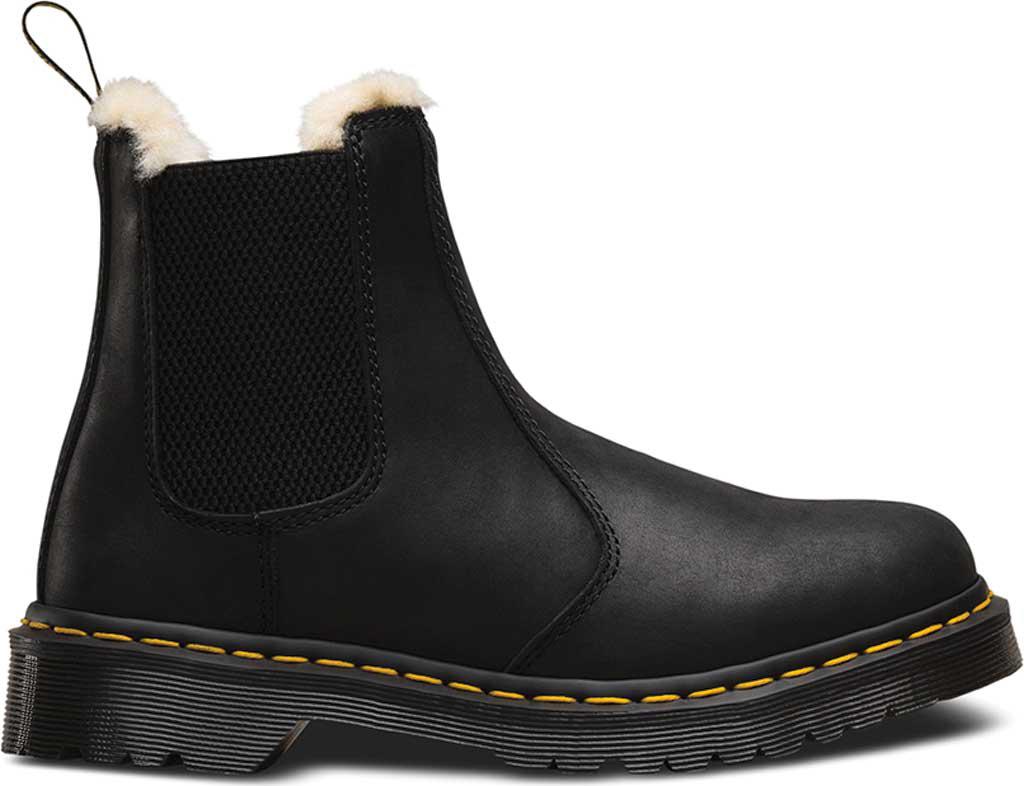 Dr. Martens Leonore Fur Lined Chelsea Boot in Black - Lyst
