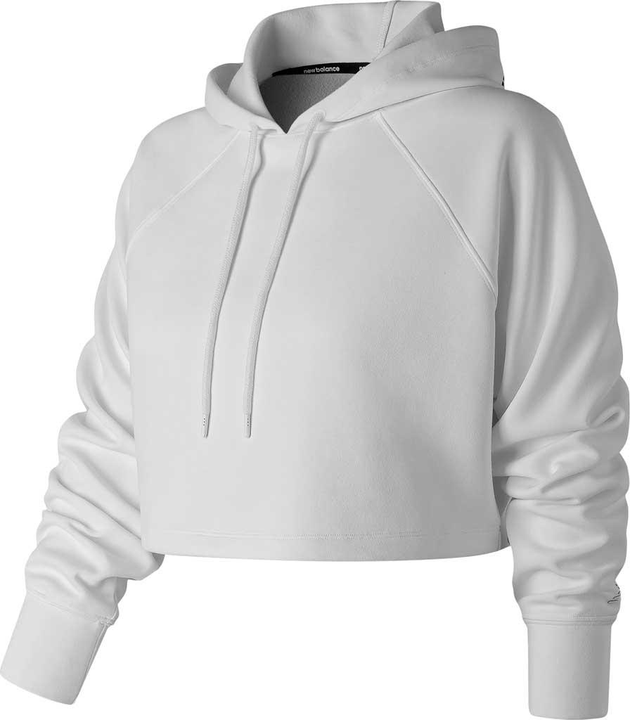 new balance hoodie white