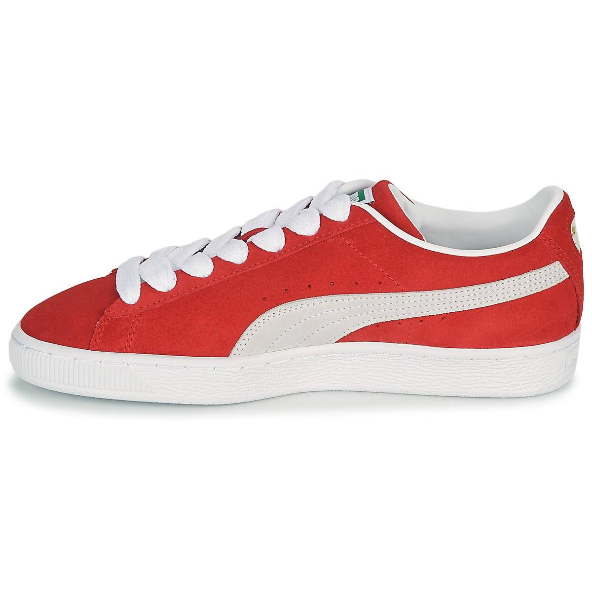 puma daim rouge