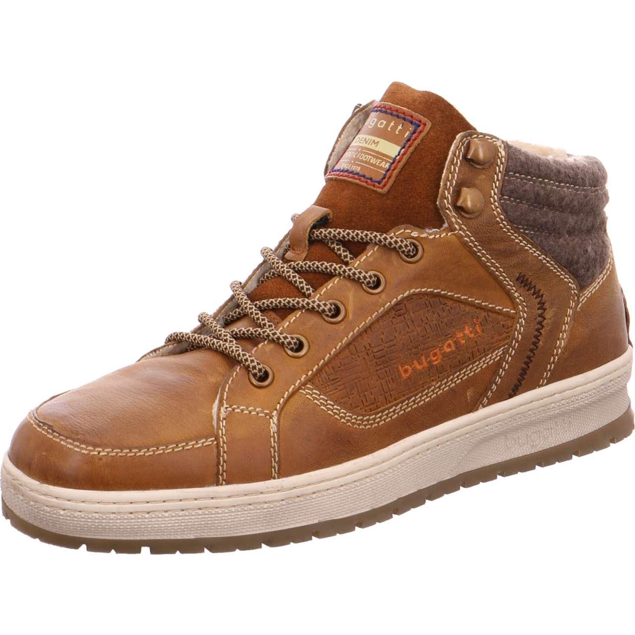 bugatti men's brown leather boots