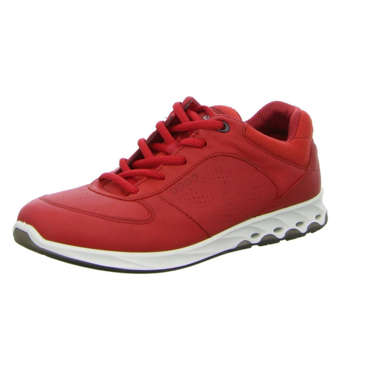 ecco red trainers