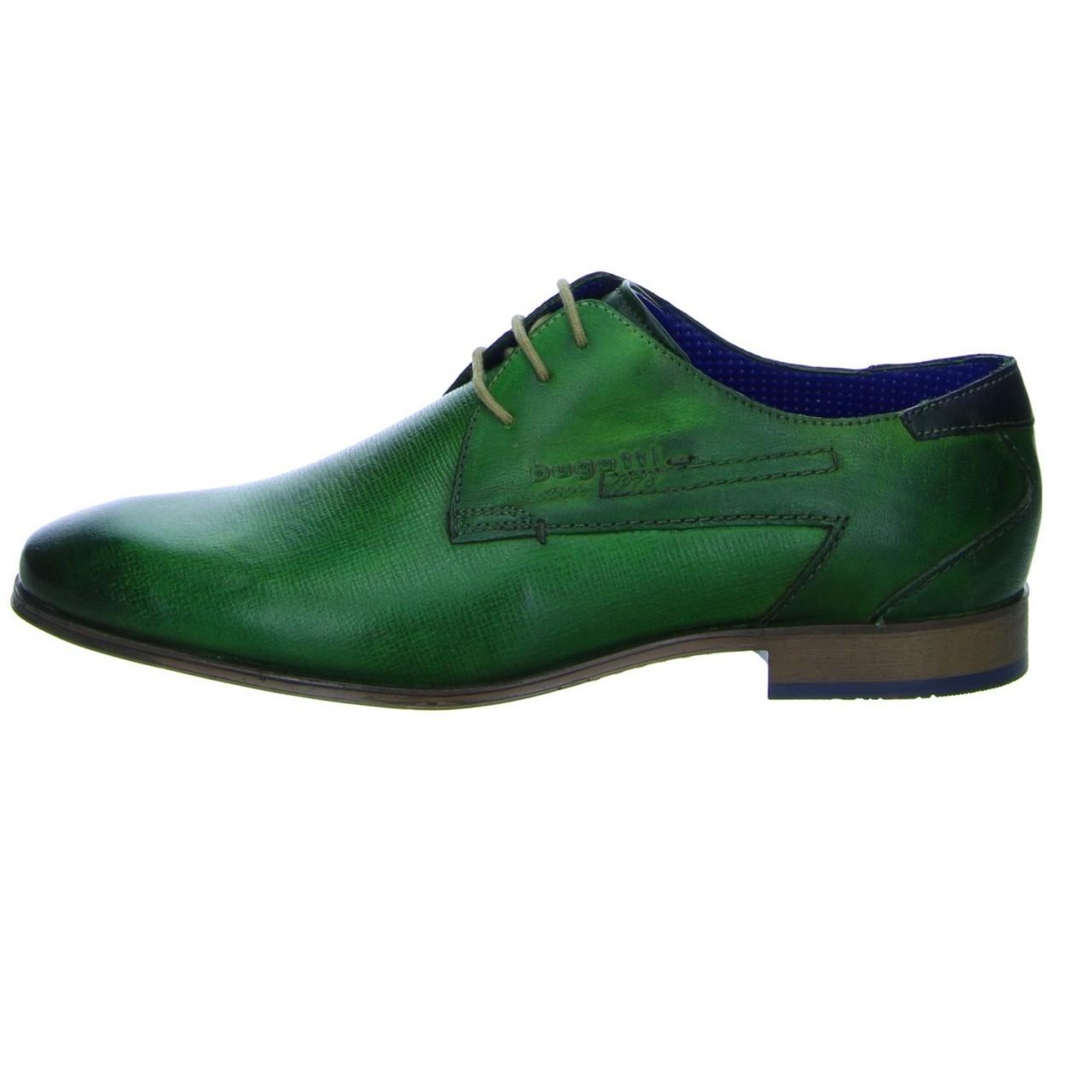 bugatti green shoes