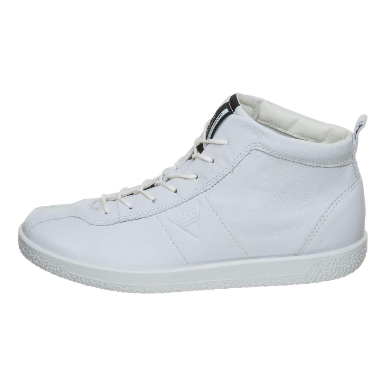Ecco Leather Wo Trainers White Soft 1 Ladies 400523/01007 - Lyst