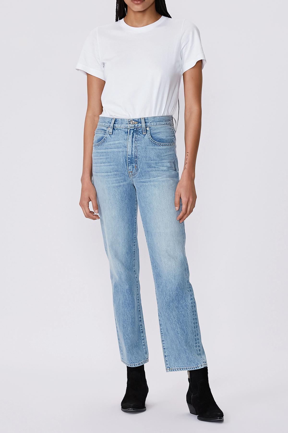 SLVRLAKE Denim Cotton London Crop In 
