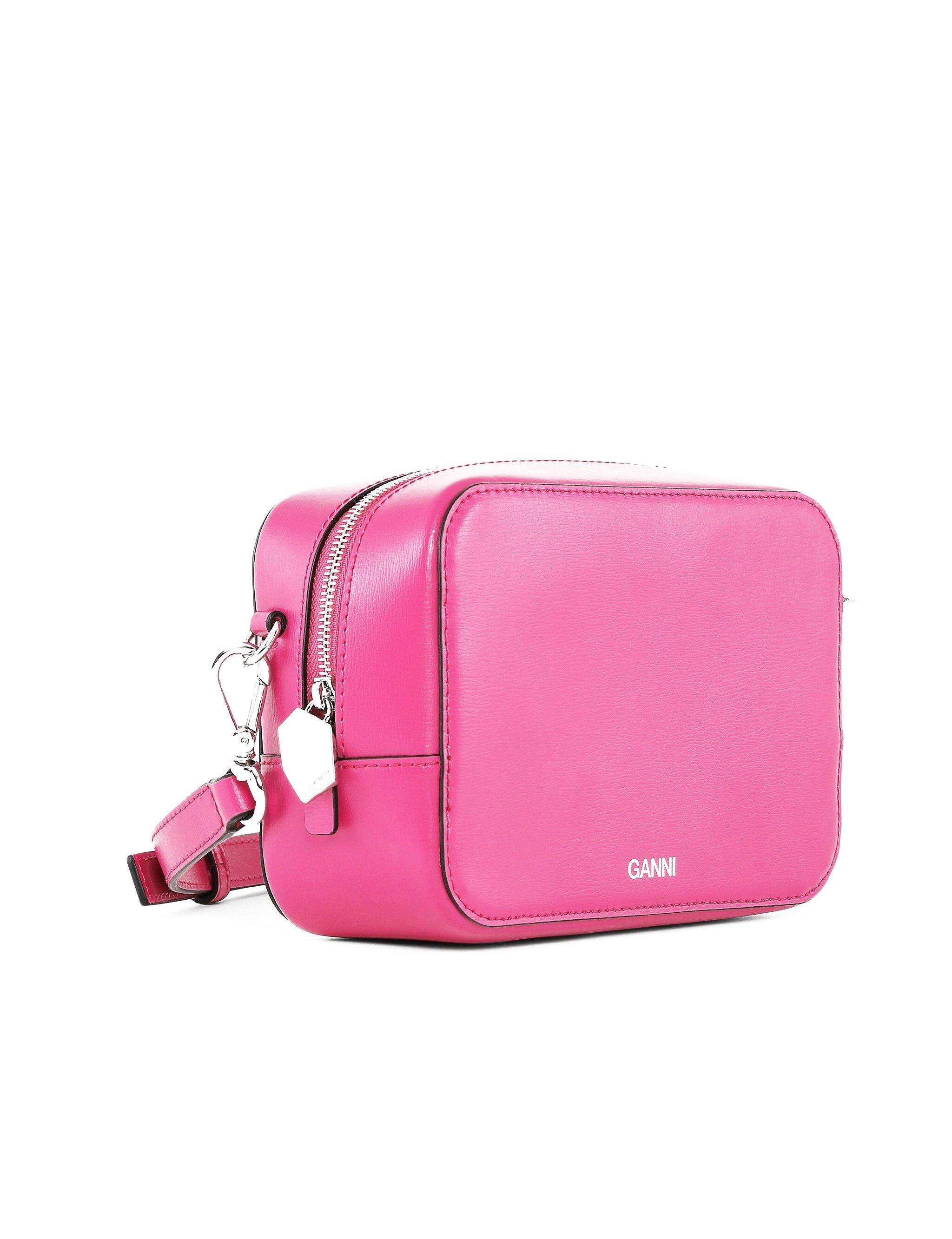 shocking pink clutch bag