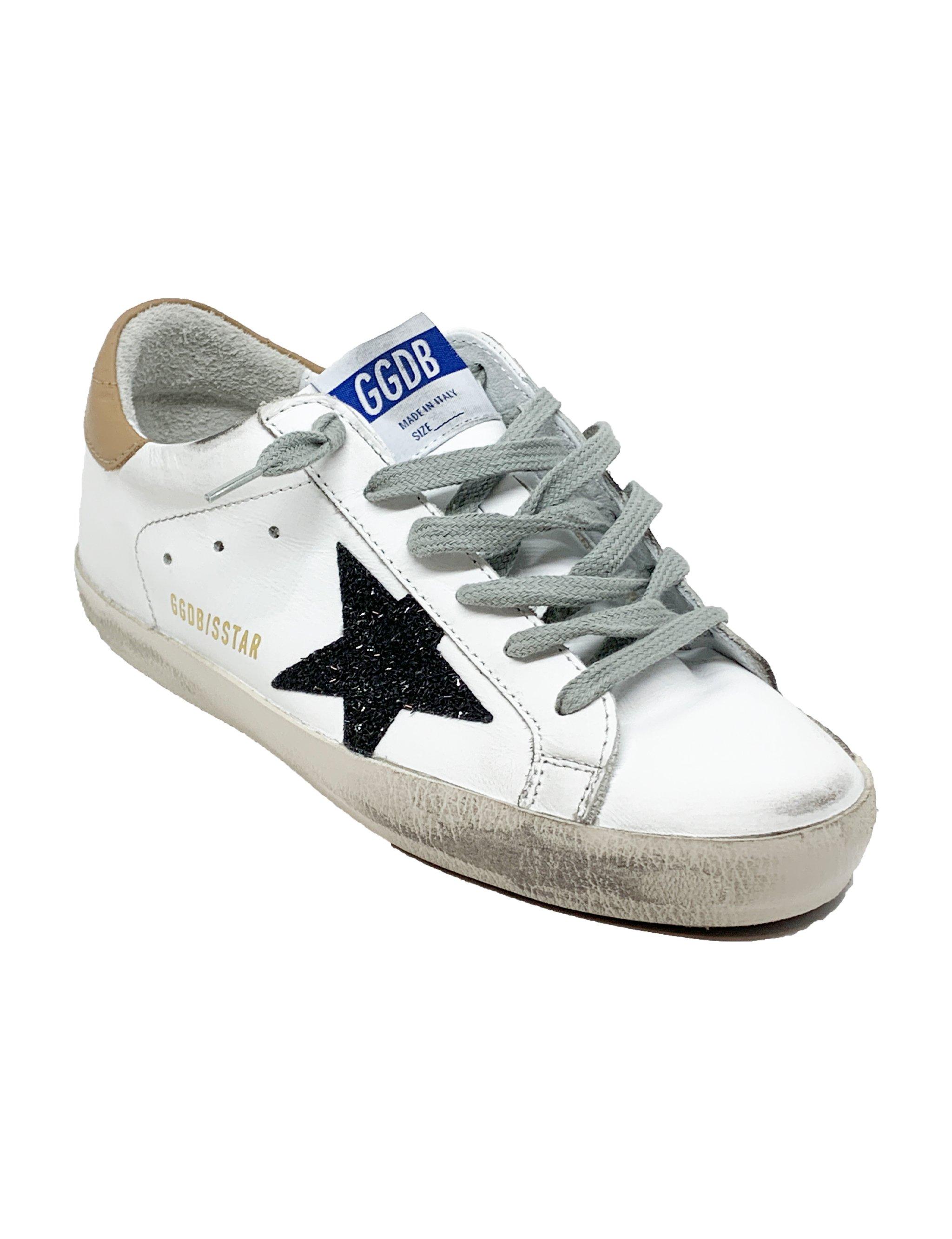 golden goose superstar black glitter