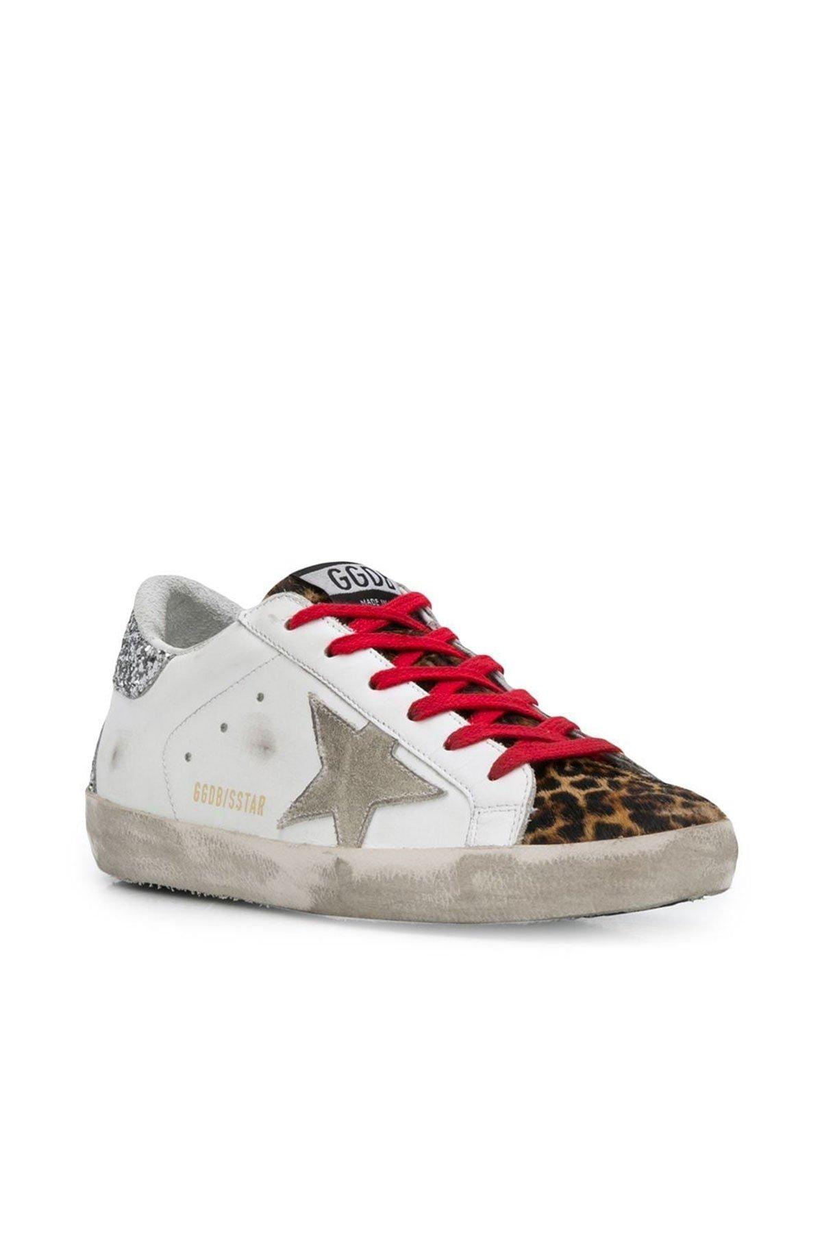 Golden Goose Goose Superstar Leopard Sneaker - Lyst