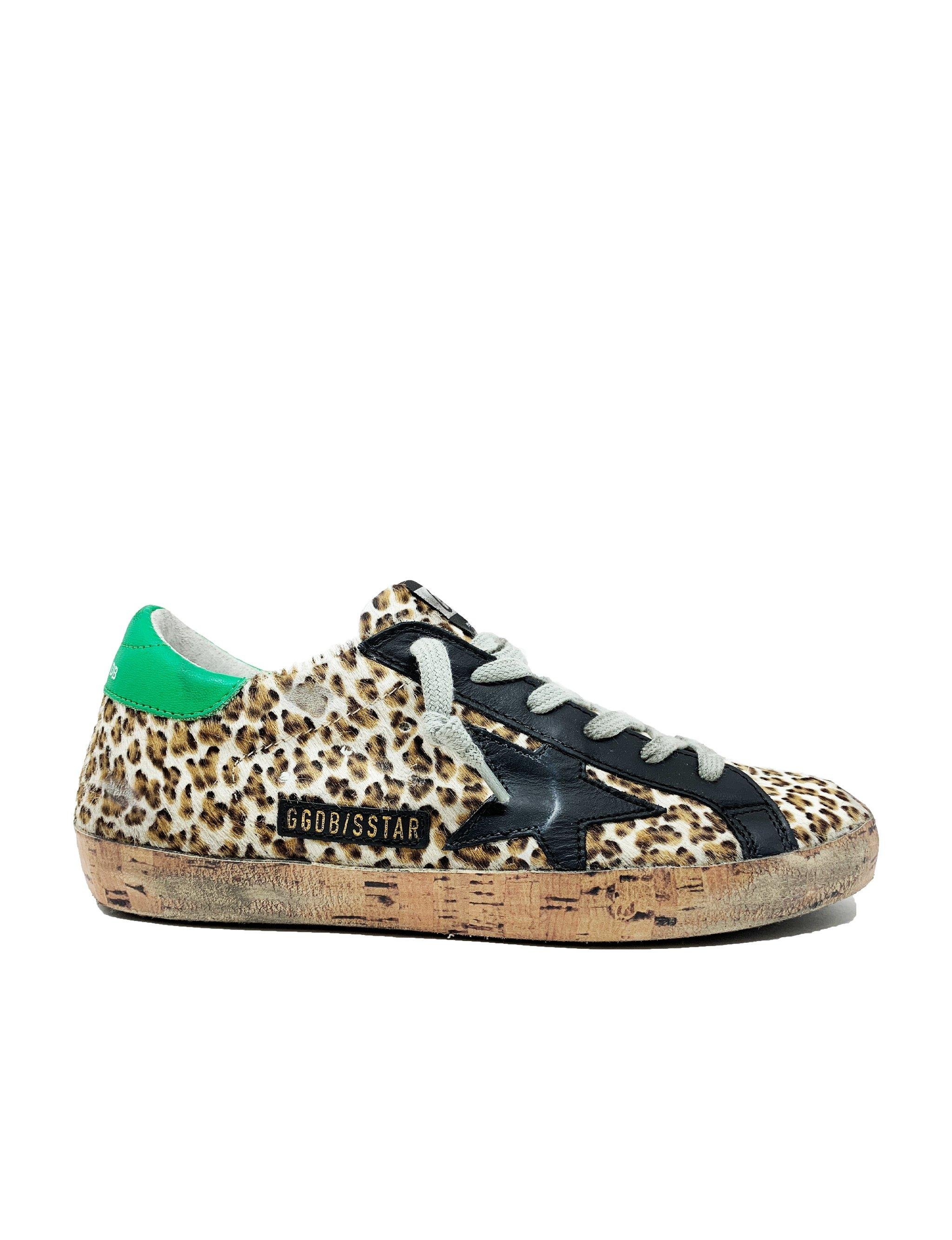 golden goose hi star tiger leopard sneakers