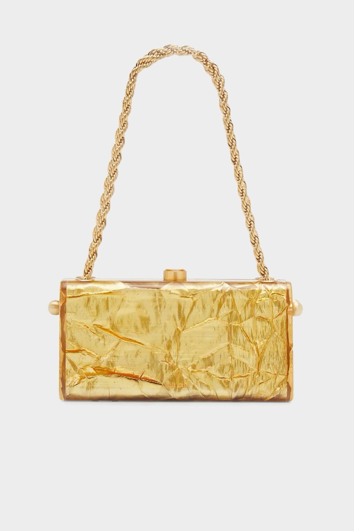 Cult Gaia Hajar Shoulder Bag In Gold in Yellow | Lyst