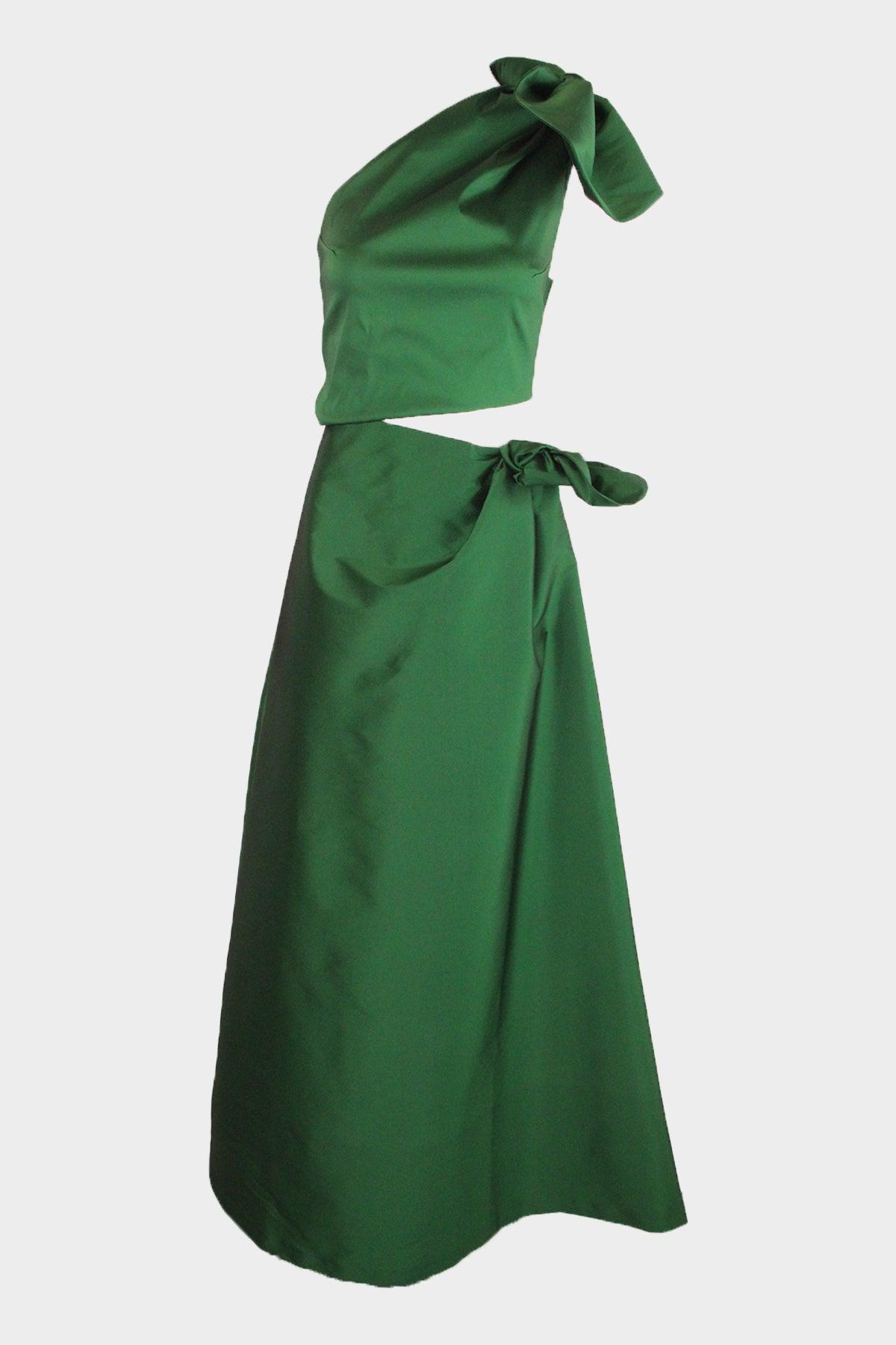 BERNADETTE Carlotta Dress In Emerald Green | Lyst