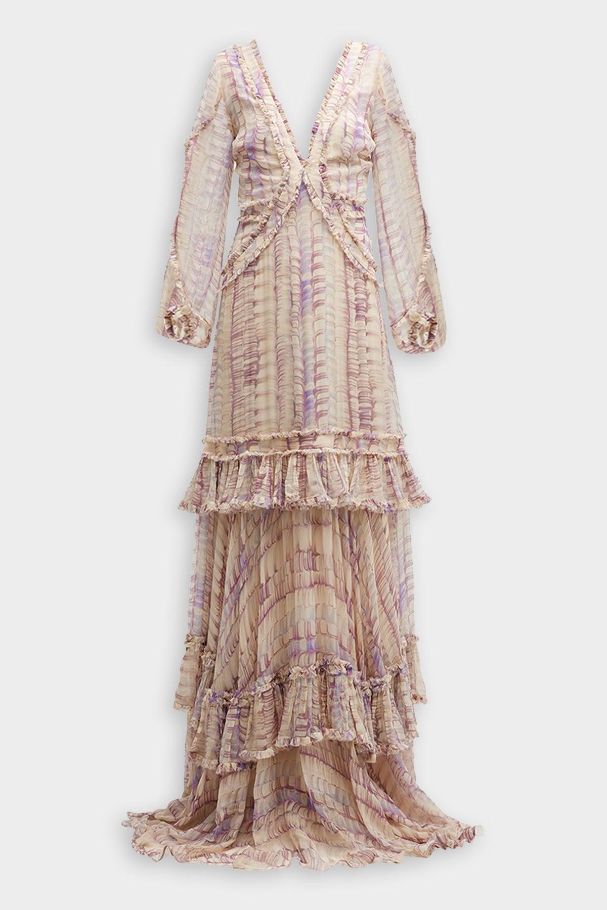 Alexis Rain Maxi Dress In Wisteria in Natural Lyst