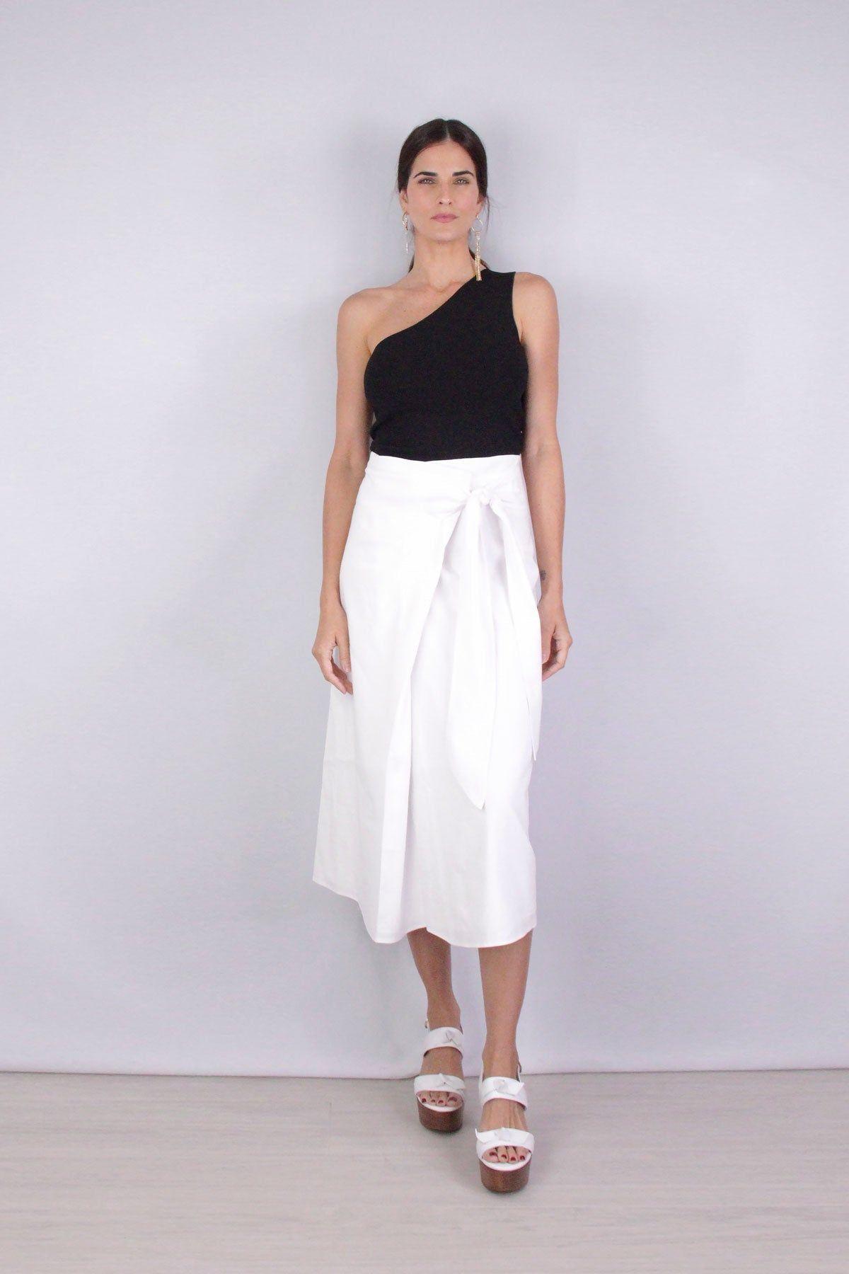 Vince top linen skirt