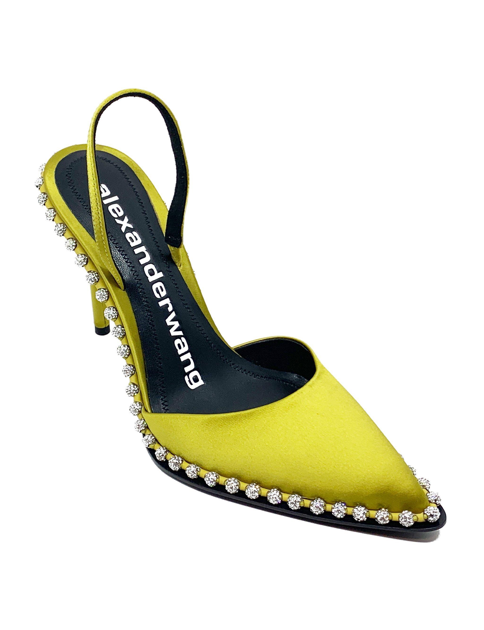 alexander wang rina studded slingback pumps