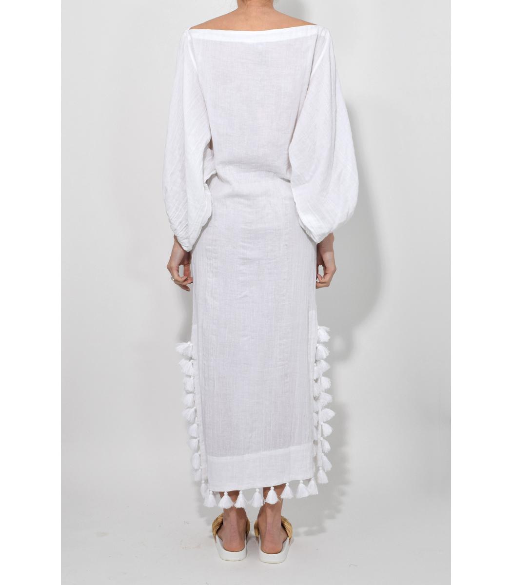white rhode dress