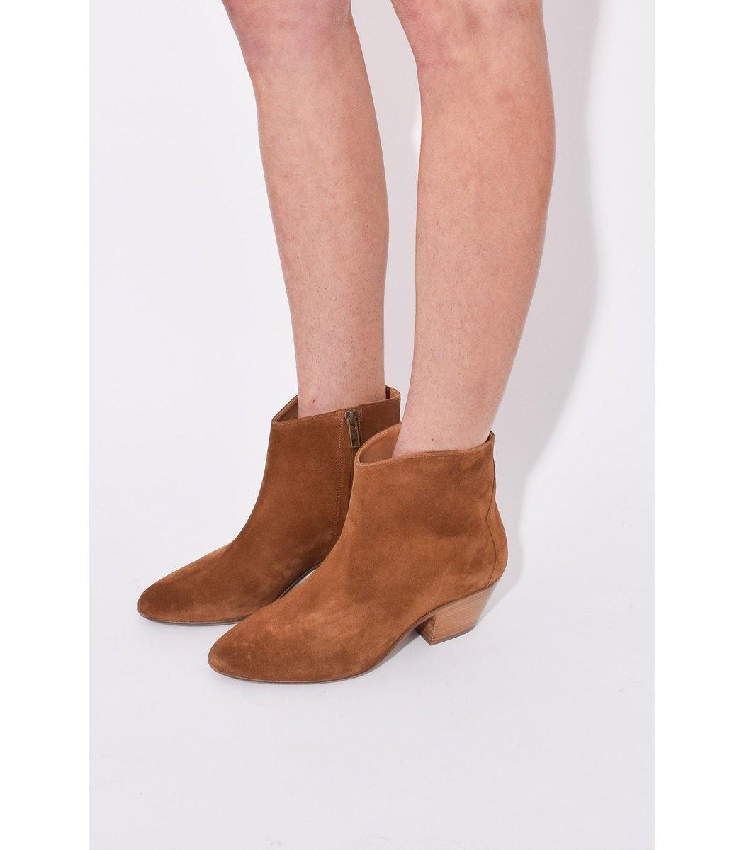 isabel marant dacken boots cognac