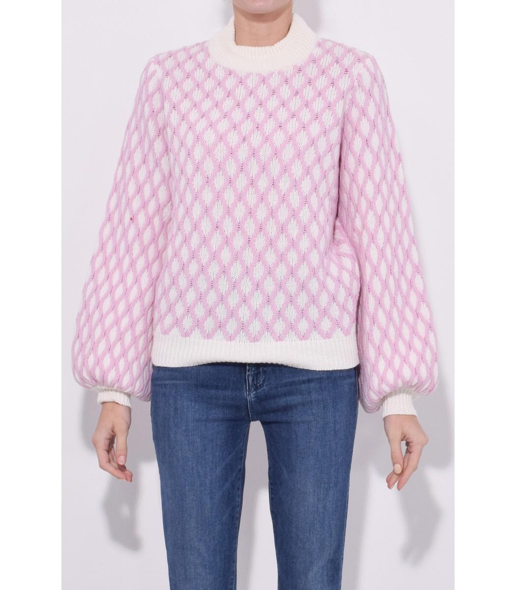 Stine Goya Carlo Cable Knit Wool-blend 