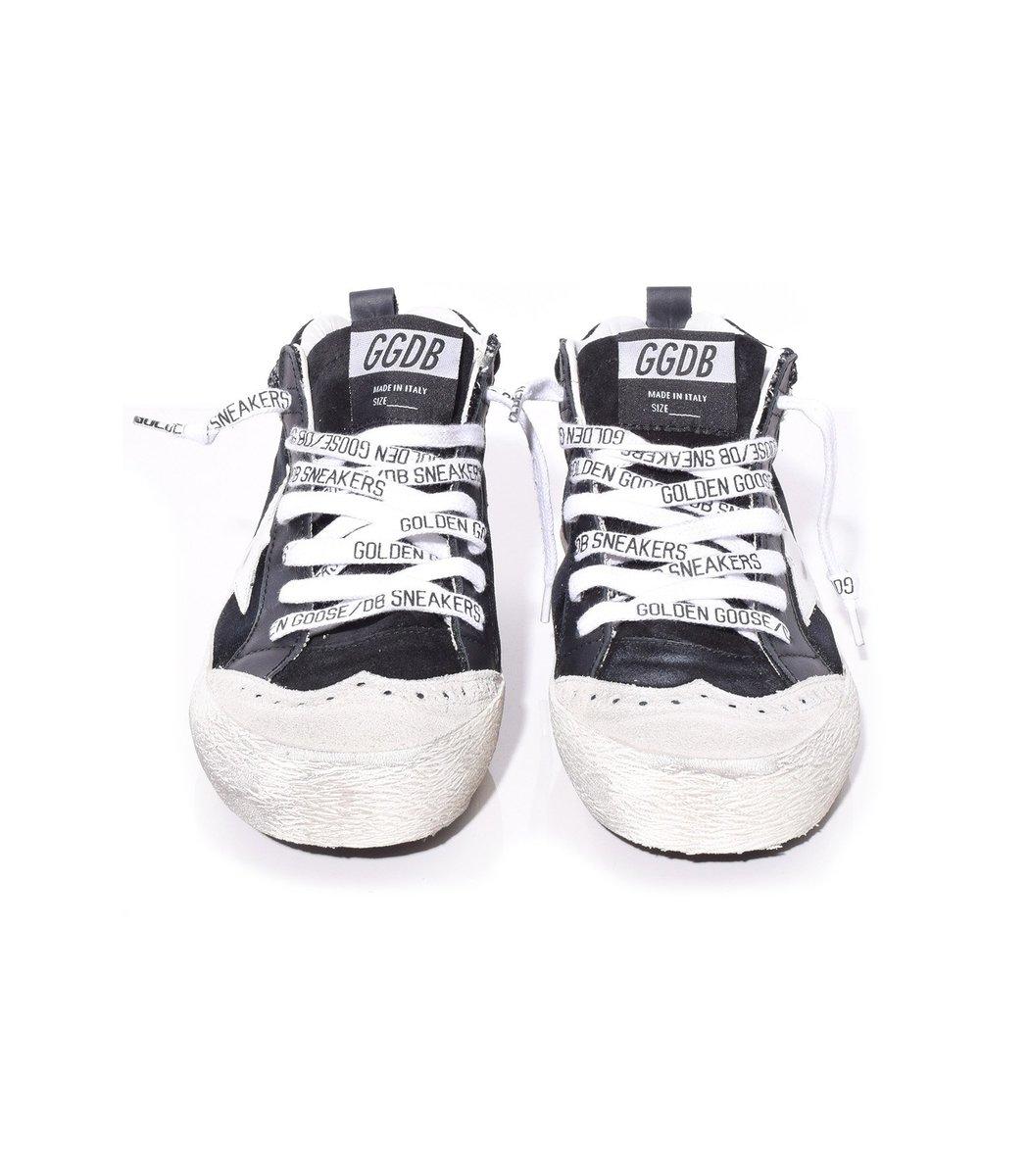 golden goose black velvet sneakers