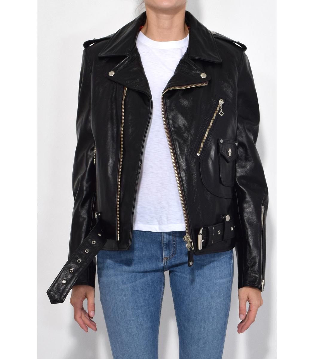 Lyst - Rag & Bone Black Schott Leather Jacket in Black