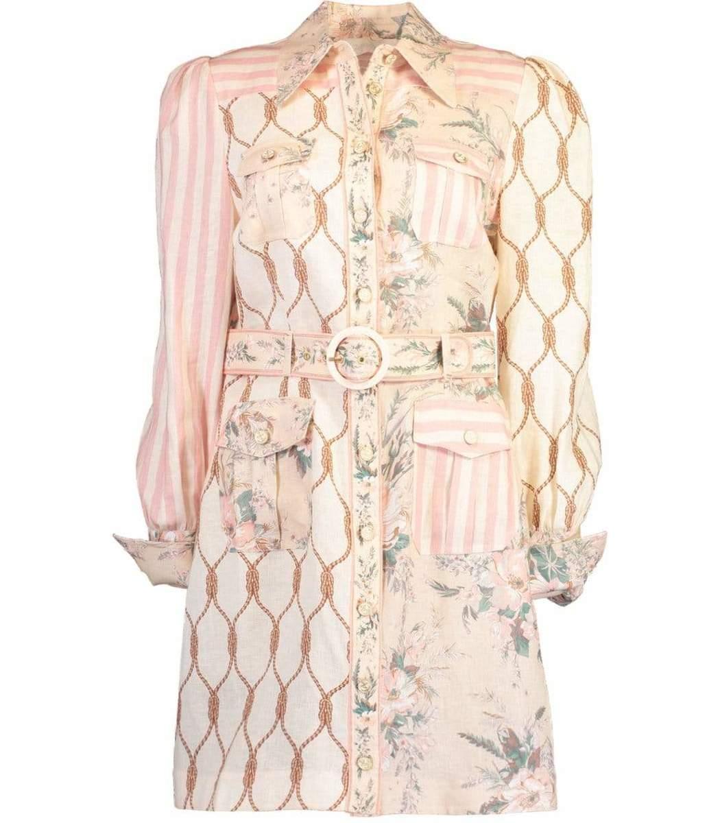 Zimmermann Moonshine Patched Shirt Dress Lyst