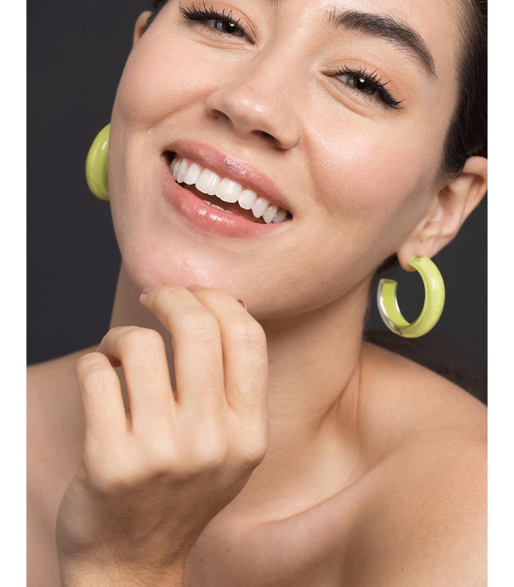 alison lou small jelly hoops