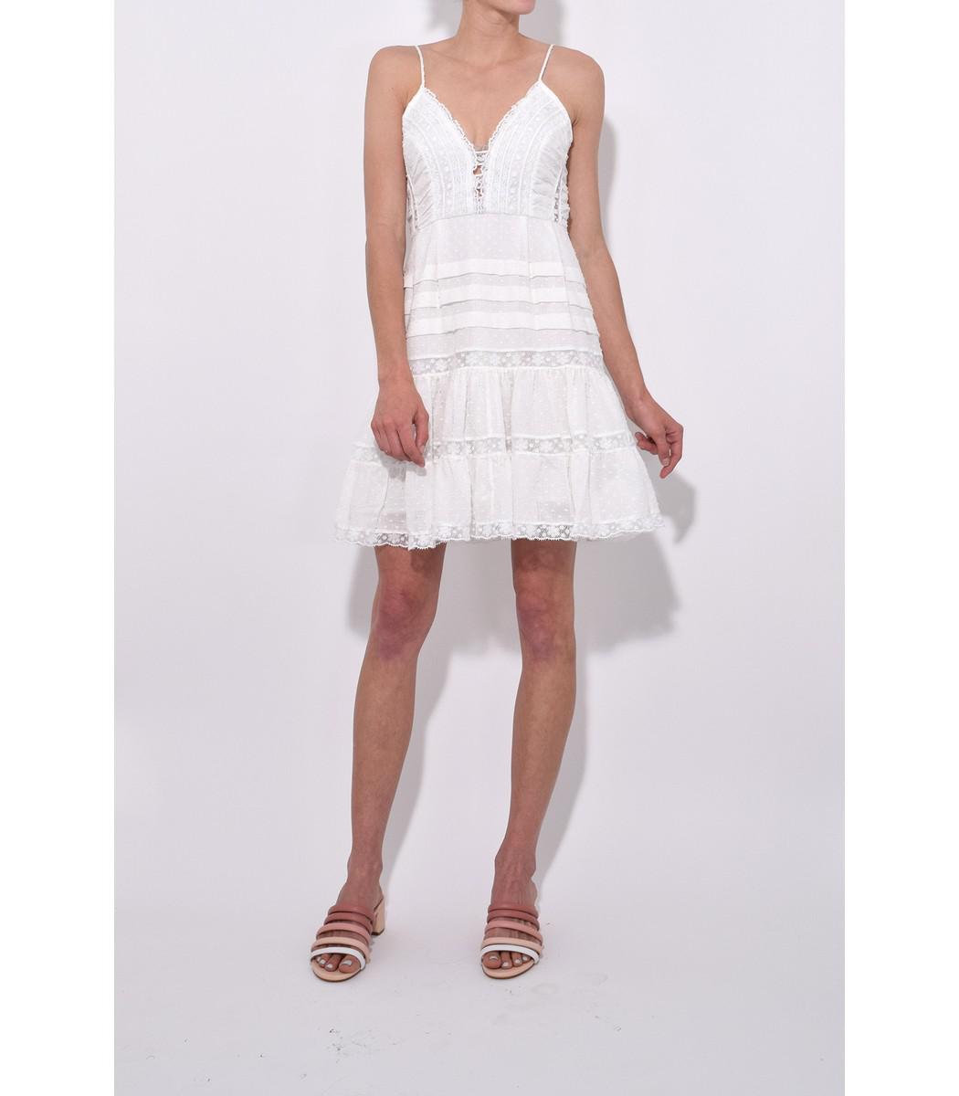 white camisole dress