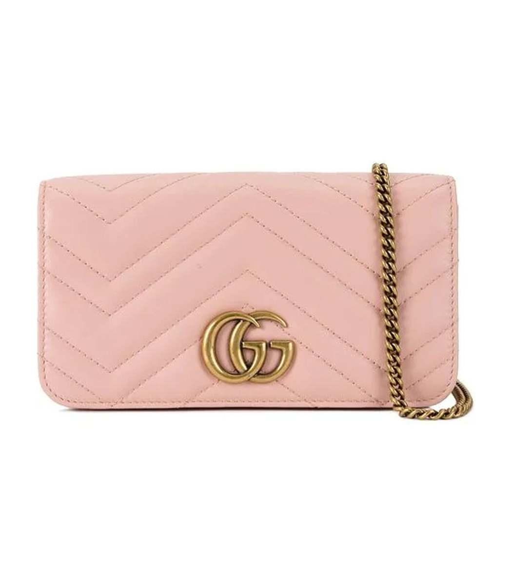 Gucci GG Marmont Mini Bag in Pink | Lyst