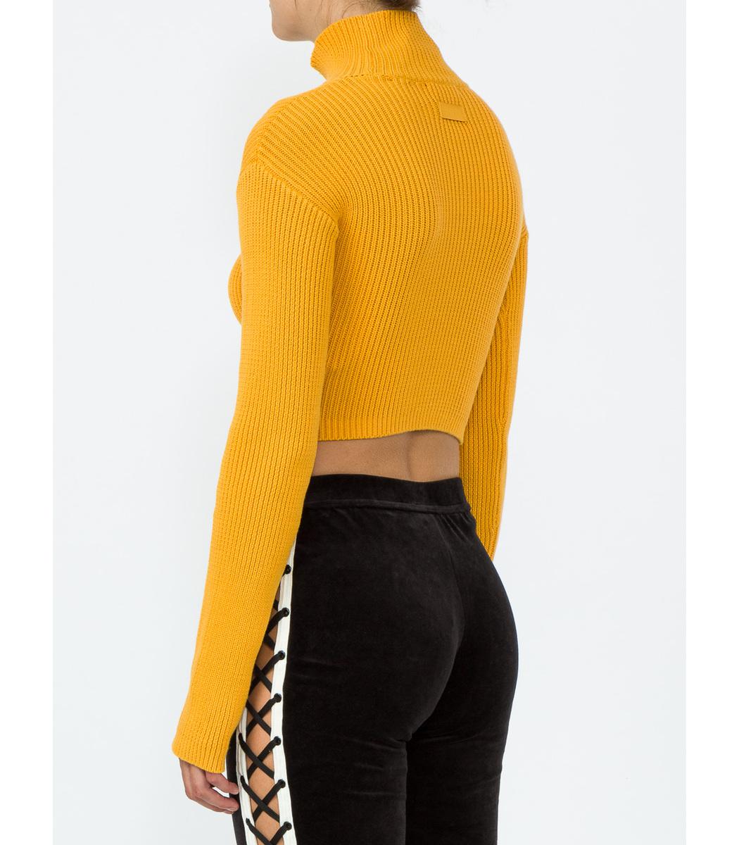 puma yellow turtleneck