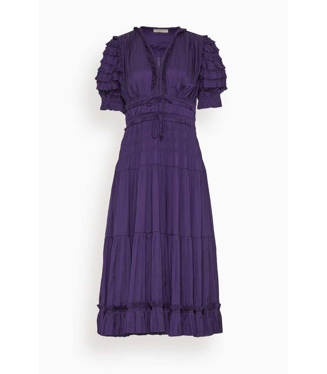 Ulla Johnson Carine Dress In Lago in Purple Lyst