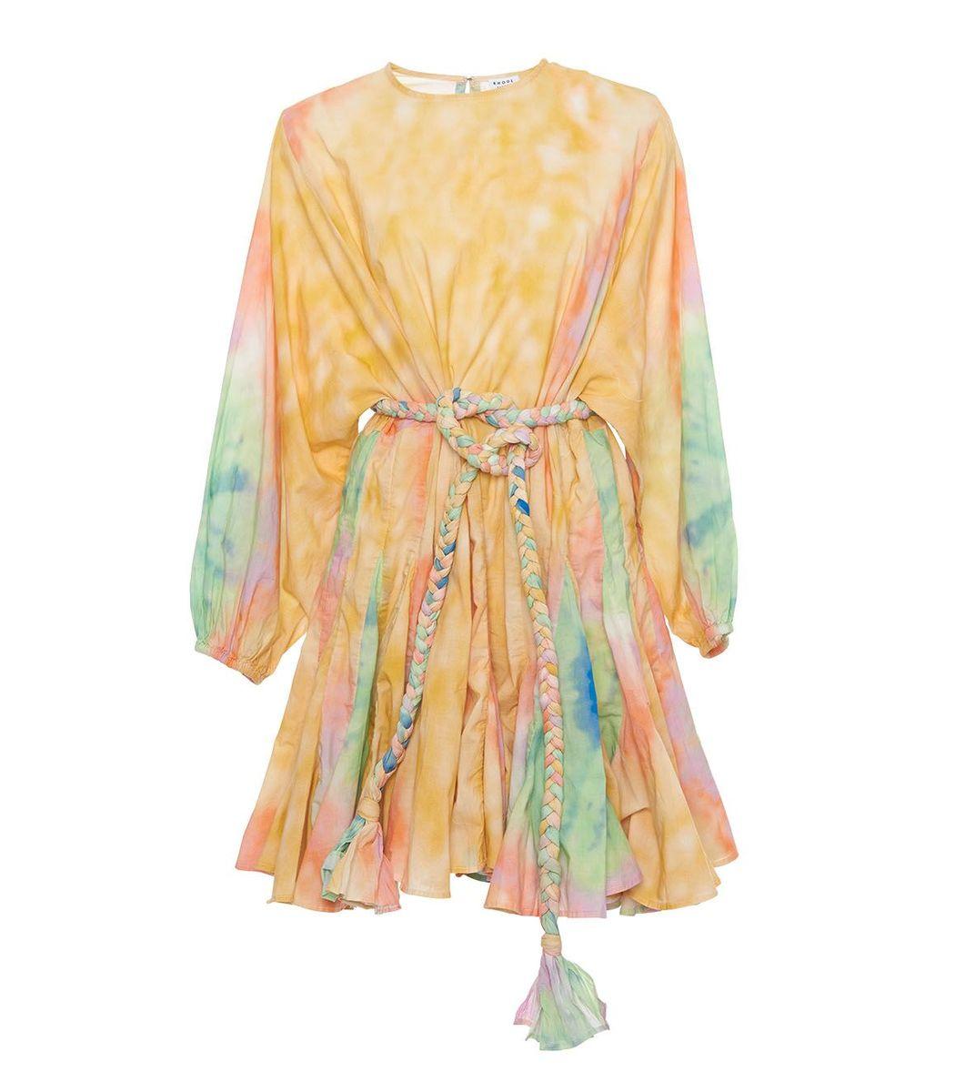 rhode ella dress tie dye