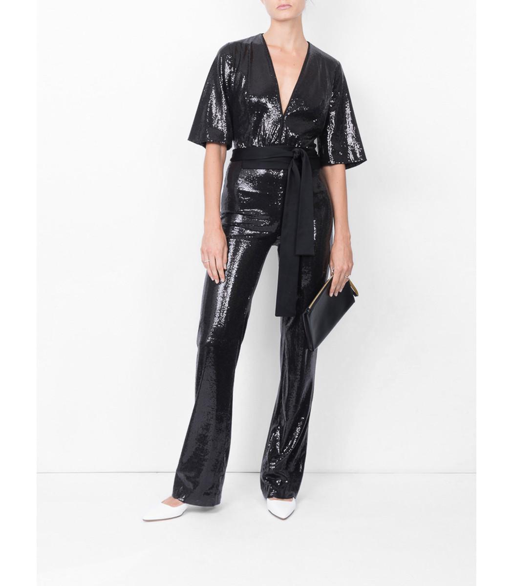 galvan sequin jumpsuit