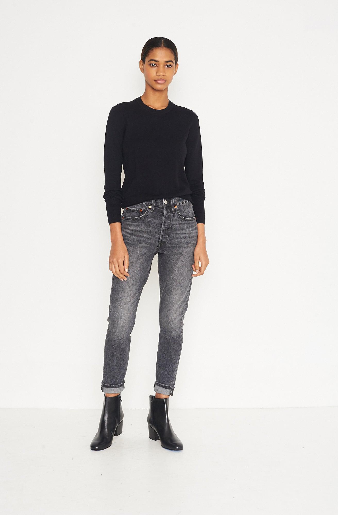 Levi's Denim 501 Skinny Black Coast Jean - Lyst