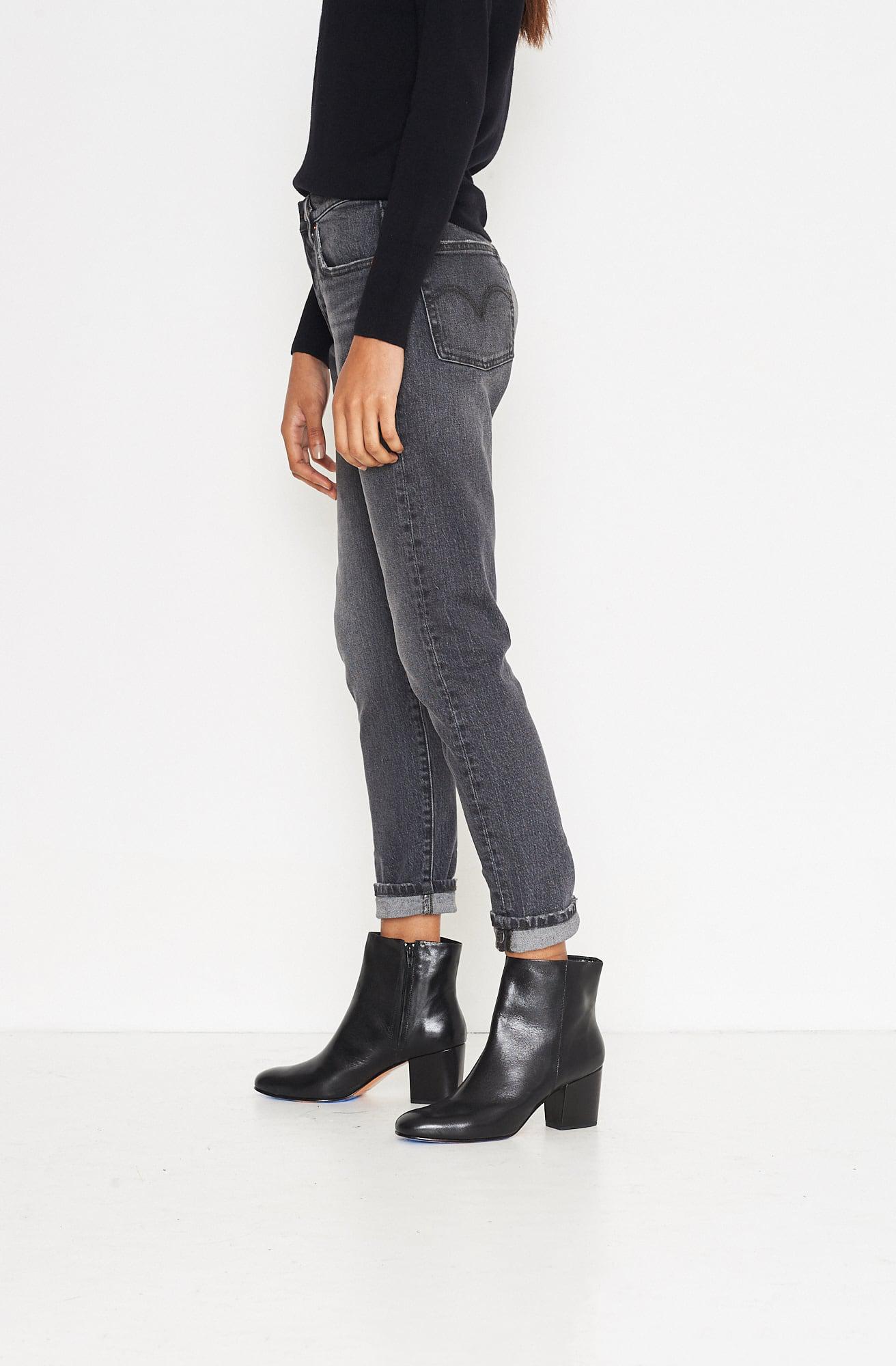 levi's 501 skinny washed black