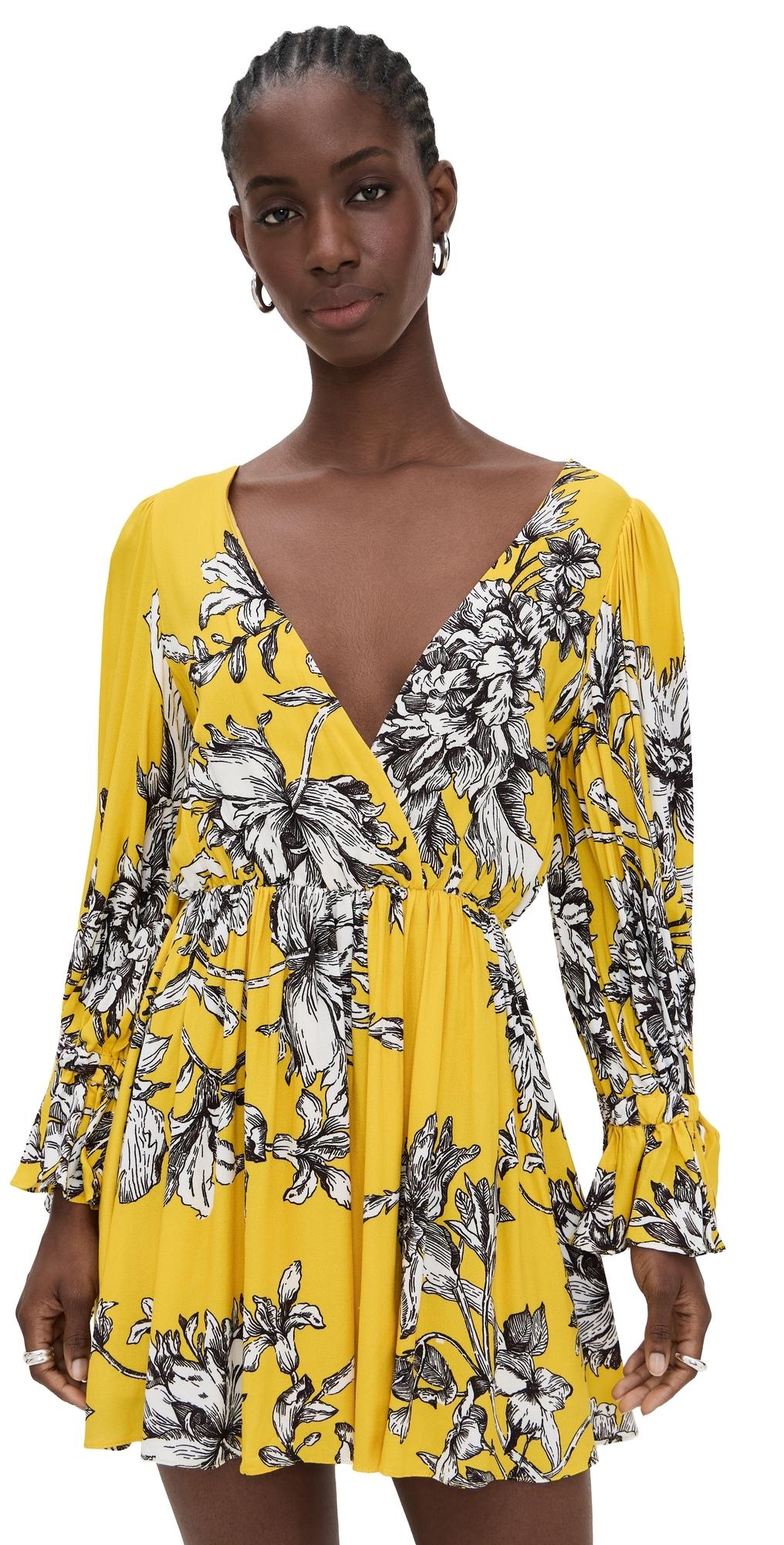 ＊ALICE+OLIVIA＊ベルト付き クレポン ミニワンピース 関送込 Alice + Olivia Morgan Babydoll Bow Detail Mini Dress