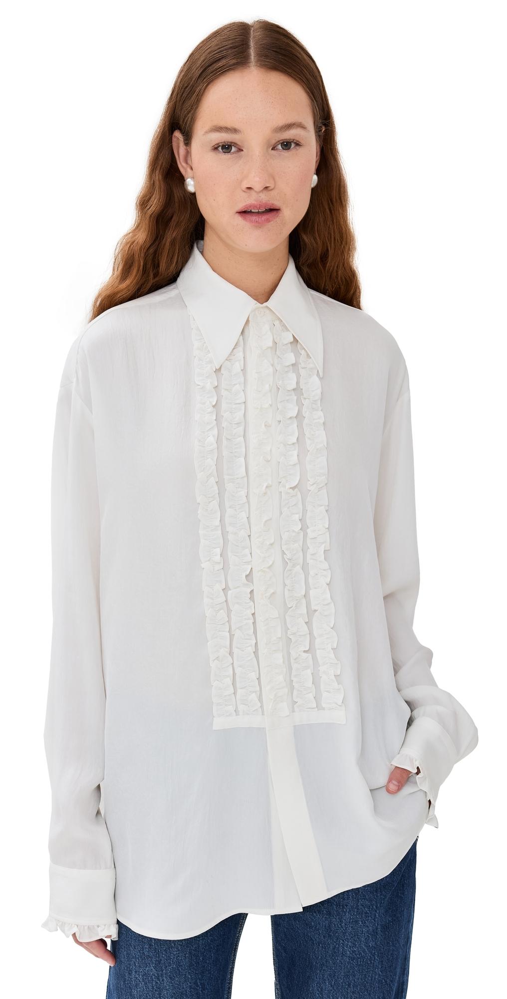 tibi white shirt